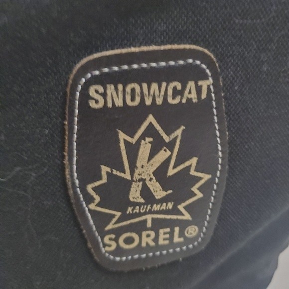 Sorel Black Canada Snowcat winter insulate Tall Boots with lace up closure boots - Picture 5 of 11